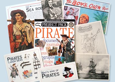 Dorling Kindersley Pirate Project Pack design