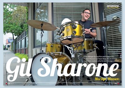 Rhythm magazine Gil Sharone