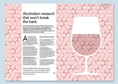 Research Features spread design 8