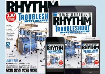 Rhythm drum magazine print and digital editions