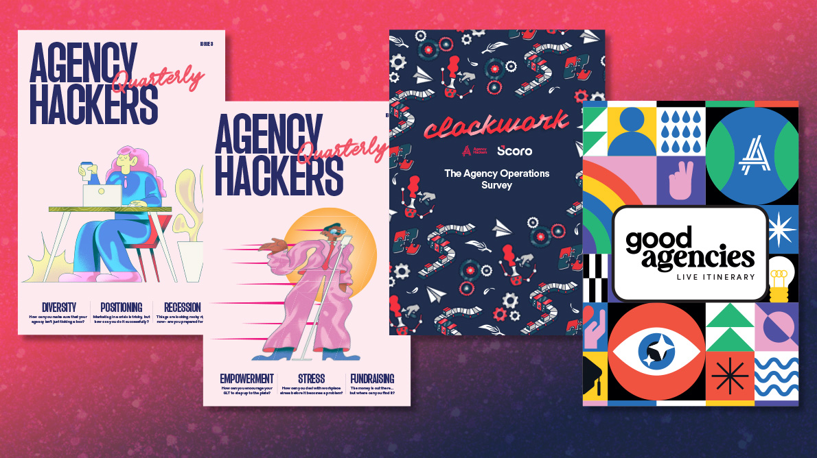 Agency Hackers cover designs